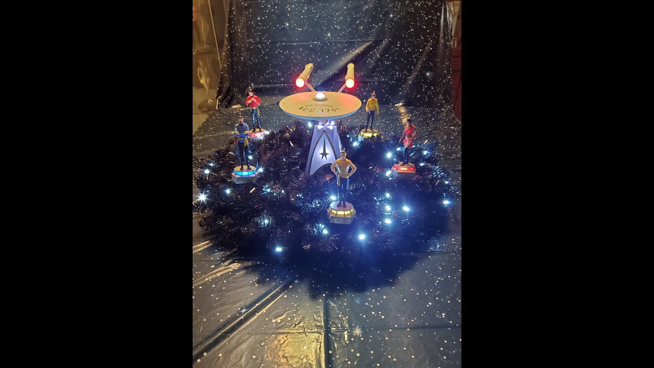 Hallmark Star Trek Christmas Tree Topper Centerpiece 2021 2022 YouTube