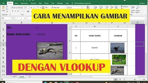 Cara Membuat Rumus VLOOKUP yang Disertai Dengan Gambar