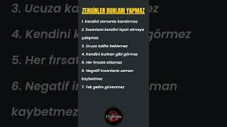 Zengin Zihniyetinin 7 Temel Alışkanlığı