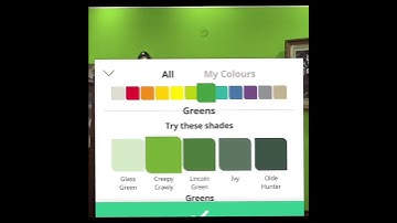 This Augmented Reality app allows you to change the colour of the walls