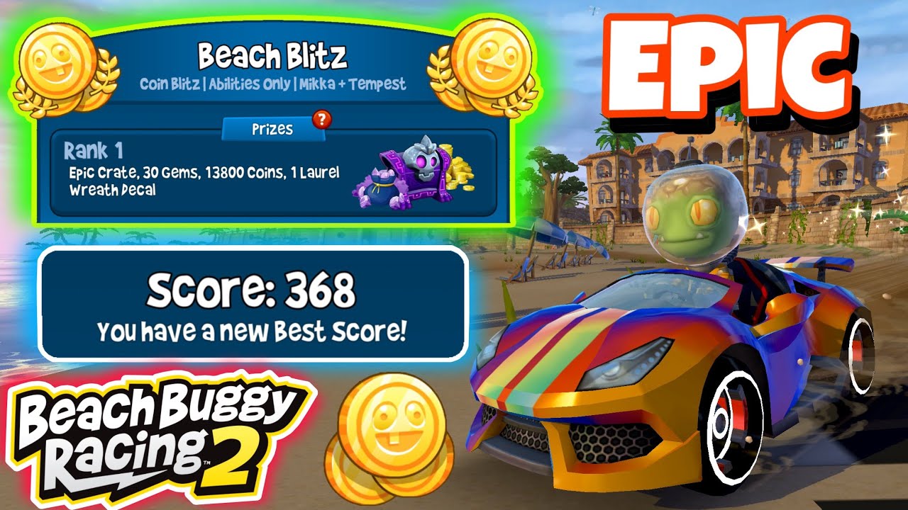 Beach Blitz 🪙| Epic🍇Crate Prize | Tempest 💳+ B'zorp ⚗️| Beach Buggy ...