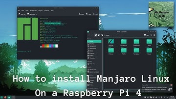 How to install Manjaro on a Raspberry Pi 4