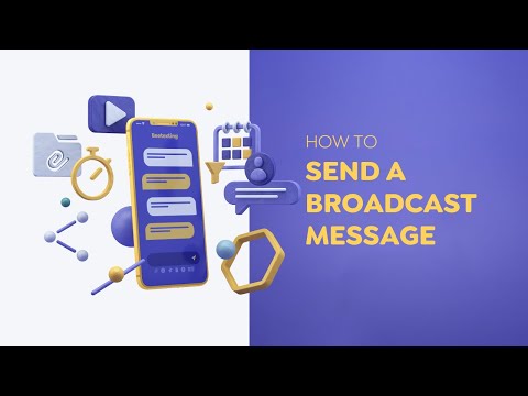 Sending Broadcast Messages for Outbound Sales