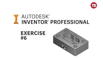 Inventor 2020 | Practice Exercise 6 | Gear Pump Body
