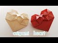 【折り紙】origami heart♥折り紙ハート♥how to make craft heart