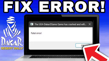 How To Fix Dakar Desert Rally Fatal Error (2024)
