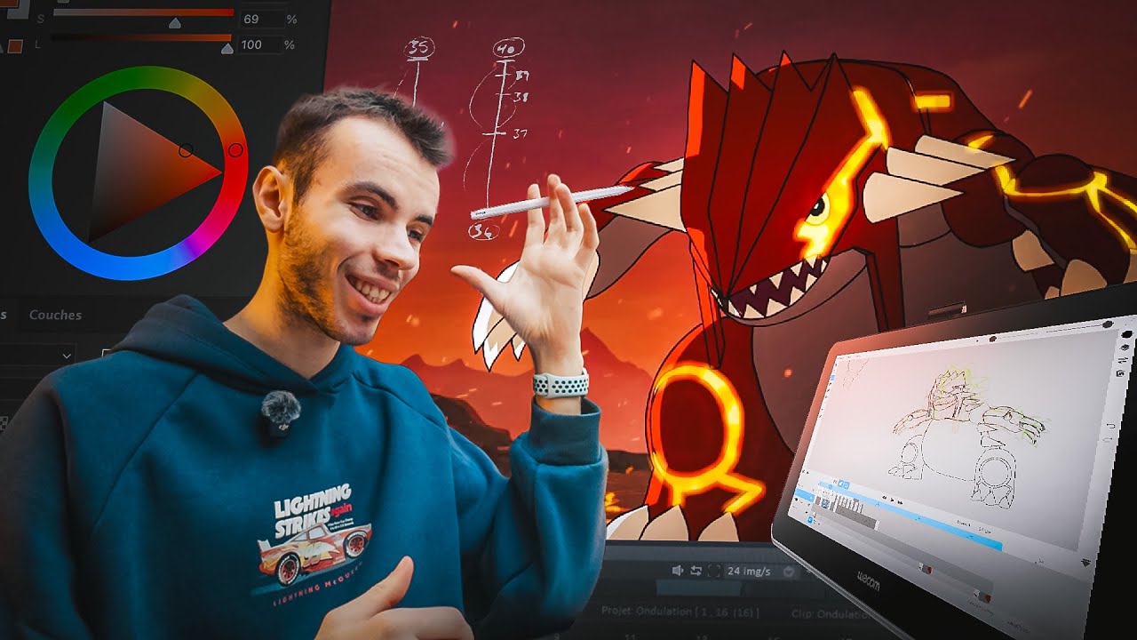 Voici comment je progresse en animation 2D