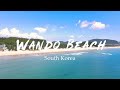 Jeollanamdo Myeongsasimni Beach South Korea 4K Drone Jeollanamdo Myeongsasimni Beach South Korea 4K Drone