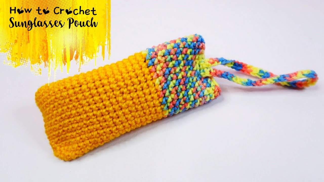 FREE CROCHET PATTERN: Eyewear Pouch (Simple Spiral) Updated 5/17