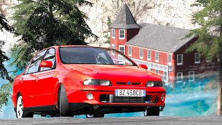 ESCAPANDO DA ENCHENTE COM UM MAREA TURBO - BeamNG.drive