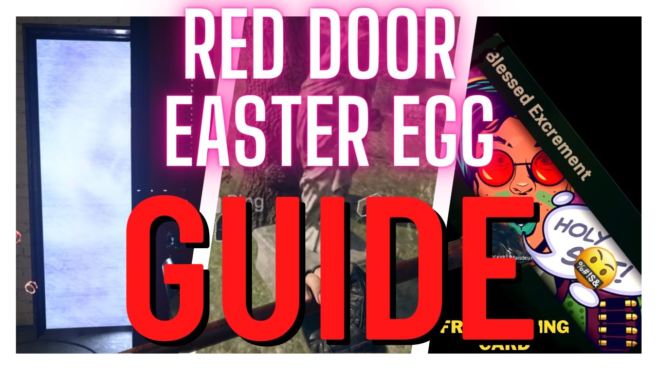 Warzone RED DOOR EASTER EGG Guide Season 5 Reloaded YouTube