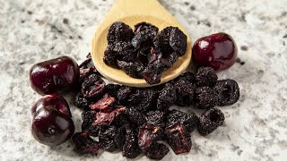 EASY DEHYDRATED (DRIED) CHERRIES