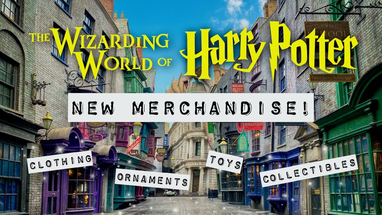 New Harry Potter Merchandise At Wizarding World Universal Studios Orlando Youtube