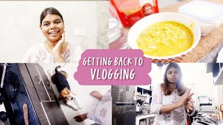 Back to Vlogging, Trying @KamaAyurvedaIN  Makeup Remover and Getting Back to Schedule | Cheeky Vlogs