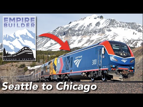Video: Chicago'dan Seattle'a Empire Builder Trenine Binmek