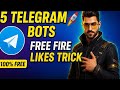 free fire me like kaise badhaye | free fire like increase telegram bot | @nirmalTricks6419 