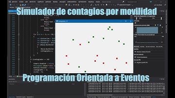Programación Orientada a Eventos C# simulación de Contagios por Movilidad