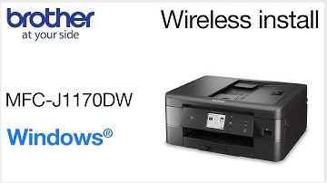 MFCJ1170DW wireless setup - Windows