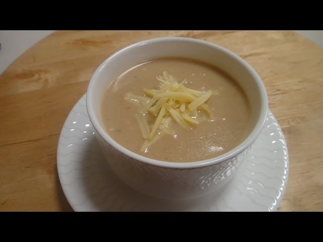 Green Apple And Cheese Soup