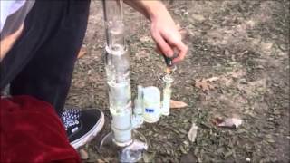 MGW Triple Perc Water Pipe - Aslan the King