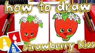 How To Draw Strawberry Kiss Shopkins