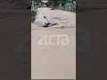 Потоп в Южно-Сахалинске: река вышла на улицу Карьерную