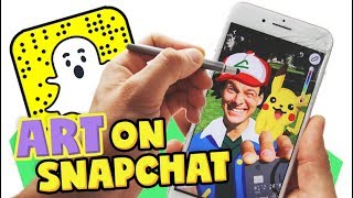 6 MUST-KNOWS For Doing Artwork On Snapchat! | EASY TUTORIAL | HelloRasmus screenshot 1