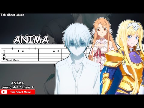 Sword Art Online: Alicization - War of Underworld S2 OP - ANIMA (ReoNa) Guitar Tutorial