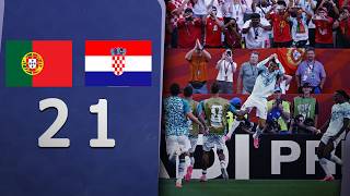 GANÓ PORTUGAL CON GOL DE CRISTIANO ANTE CROACIA 2-1 Y JUGARÁ CON ESPAÑA EN EL  MUNDIAL 2026