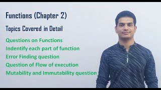 Functions | Class 12 Computer Science with Python (Video 19)