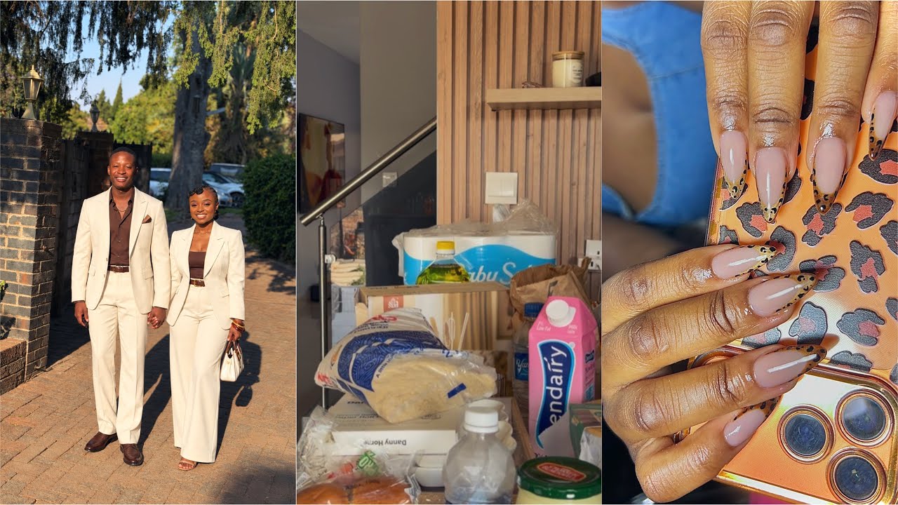 VLOGTOBER EP1: WEDDING💍// GROCERY RUN// MAINTENANCE DAY 💅🏽💆🏾‍♀️  