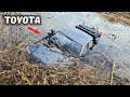 Вытащили из БОЛОТА Toyota TACOMA ... Грузовик Volvo 4x4 успел вовремя. RC OFFroad