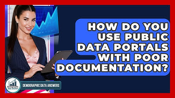 How Do You Use Public Data Portals With Poor Documentation? - Demographic Data Answers