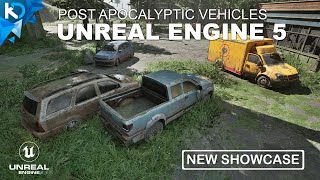 Post Apocalyptic Vehicles - Unreal Engine 5 (2.0 update) #GameDev #UE5