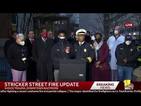 LIVE: Update to Stricker Street fire in southwest Baltimore - https://on.wbaltv.com/3qTiC8D