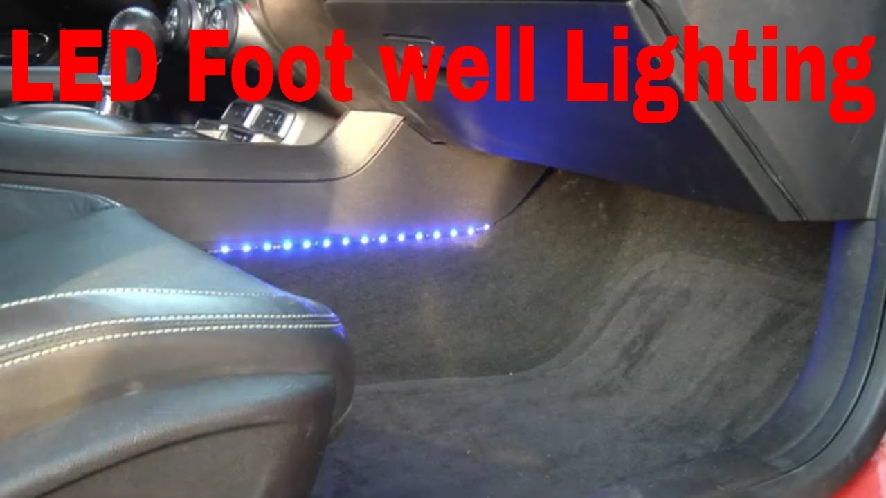 Phastek LED Foot well lighting Install Guide YouTube