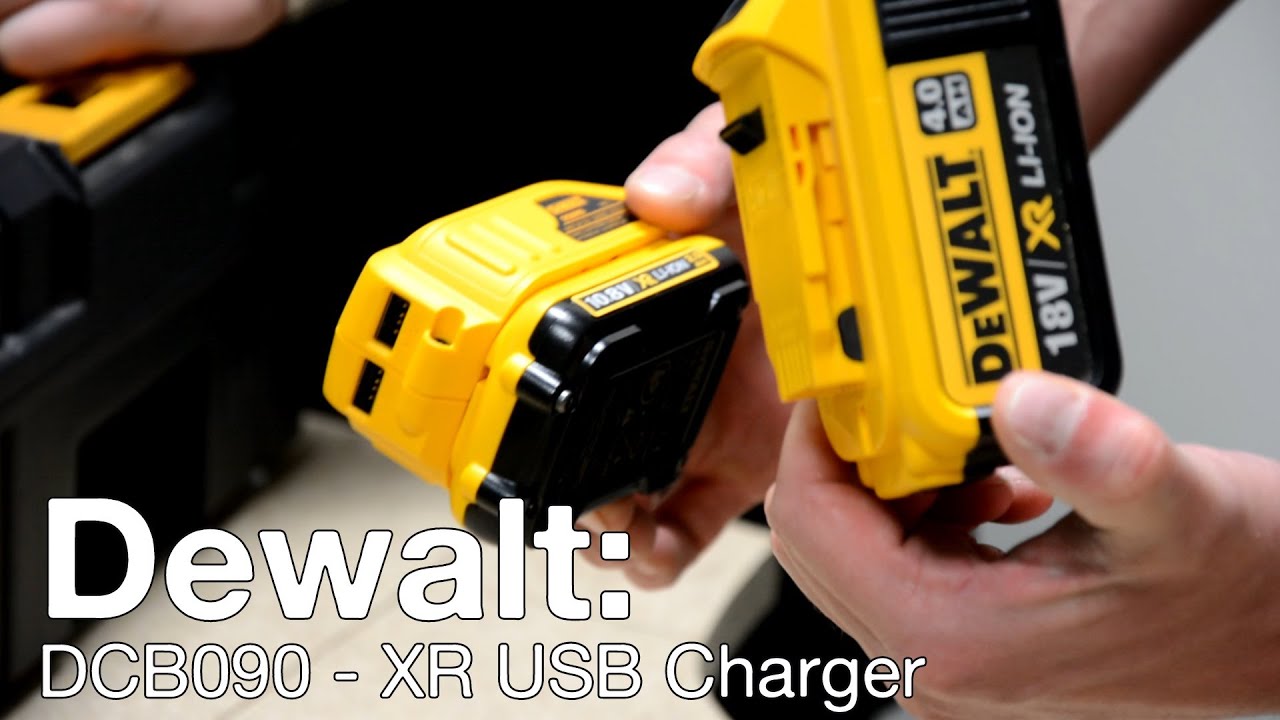 nederlag ekstremister udgifterne Dewalt DCB090 XR USB Charger - ITS TV - YouTube