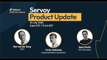 Servoy Product Update Webinar - 2025.06 Release