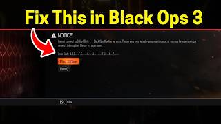 Fix Black Ops 3 - Error Code: A.B.C.
