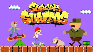 Subway Surfers Animated In Maze Super Mario 2 - Jake Tricky Subway Surf - Сабвей Серф - Kim 100