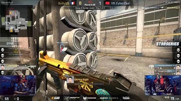EnVyUs - VG.Cyberzen | Double molotov kill | SL i-League StarSeries Season 2 | Zeus Cyber Scool
