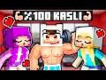 KIZLAR BENİMLE DALGA GEÇTİ, SONRA %100 KASLI OLDUM 😱 Minecraft