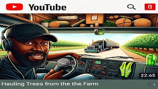 Trucking Vlogs #265: Hauling Trees from the Farm - A Day in the Life of a Trucker