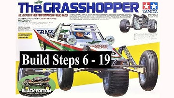 Tamiya Grasshopper - Black Edition Build Steps 6 - 19
