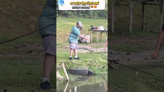 er verlor den Fisch und wurde wütend 🤔🤬😮 #angel #Angelpark #angelteich #foryoupage❤️❤️ #angeln
