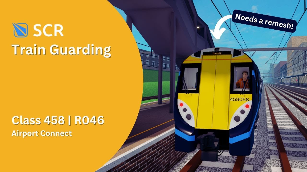 SCR Train Guarding Episode 8 | Guarding a Rare Train on the Airport ...