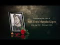 Funeral service celebrating the life of mrs doris mutyaba kigwe  12thapril2024