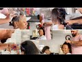 BLACK GIRL GETS 4C HAIR DONE IN TRNC, TURKEY BY A TURKISH HAIR STYLIST IN TRNC | IMPRESSING RESULT