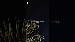 Important Islamic Reminders