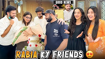 RABIA K UNI FRIENDS MILNY AYE 😍👶🏻| Mama Ny Fatima & Rabia Ko Roast Ker Dea 🤣